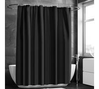 Waterproof Fabric Shower Curtain, Modern Design,mould and water resistant180x180cm,mildew resistant,bathroom curtain,mould proof,100% fabric polyester,machine washable,long curtain (PINK)