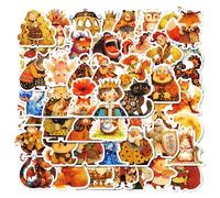 Waterproof Fairy Stickers - 50 Pieces, 5cm Each | Fantasy Character Decals, Multi-Purpose Decoration Tool | for Computer, Water Bottle, Snowboard, Refrigerator, Luggage