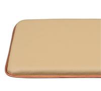 Waterproof Faux Leather Seat Cushion for Square or Rectangular Restaurant Chairs Non-Slip Indoor & Outdoor Use 35x35 cm Khaki Color Perfect for Dining & Patio