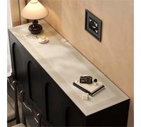 Waterproof Faux Leather Tablecloth, Oil & Water Resistant PU Table Cover for TV Cabinets, Shoe Cabinets, Door Mats, Coffee Tables (G, 45×200cm)