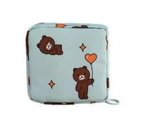 Waterproof Female Care Bag - Monthly Cycle Pouch Zippered Private Organizer Compact | Portable Aesthetic Personal Ornament, High Strength Synthetic Fiber Material, Accessory P