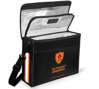 Waterproof Fireproof Document Bag with Lock - Important Document Holder, 17 x 12 x 5.5" Large Fireproof Box for Documents