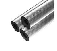 Waterproof Fireproof Insulated Pipe Sleeve, Self-Adhesive Aluminum Foil Rubber for Antifreeze and Heat Insulation, 60mm x 20mm x 1m
