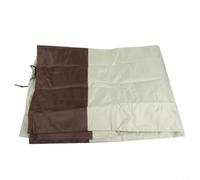 Waterproof Firewood Cover Heavy Duty 210D Fabric for Log Store - Weather Resistant Shield 8FT Beige(4FT)