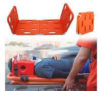 Waterproof First Aid Stretcher with Safe Str, Head Fixator & Neck Brace - EMS Mcal Spine Board for Safe Patient Transfer (Backboard)