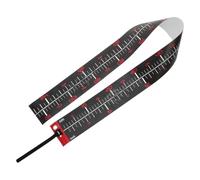 Waterproof Fish Measuring Tape 43.3x3.2 Inch Roll-up Fishing Tape Measure | Thickened PVC Material with Matte Antiglare Coating, for Saltwater Anglers and Kayak Deck Use