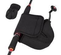 Waterproof Fishing Reel Protective Bag with Grooved Wear-Resistant Design - Reel & Lure Storage Bag for Fishing Lines Tackle | Cloth M 16.5x5.1x18cm / L 18.5x6.1x20cm 70g/80g