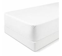 Waterproof Fitted Bed Sheet Mattress Protector Cover Double Extra Deep Vinyl Plastic Soft Breathable Elastic Non-Allergenic Terry Towel White