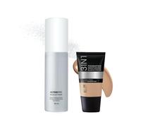 Waterproof Fix & Finish Kit | Makeup Fixer (50ml) + Medium Natural All Day Hydra Matte Mini Foundation (18ml) | Makeup Kit For Women (Combo Pack of 2)