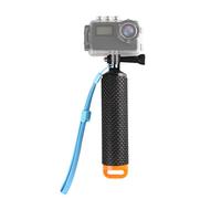 Waterproof Floating Hand Grip,Floating Handle Grip Mount With Hand Strap,Camera Handler Mount Accessories,Handle Float Stick Swimming Monopod Underwater,Compatible all Gopro Hero Series,Orange,Kiuiom