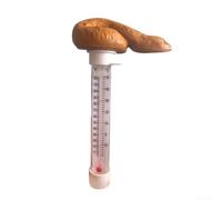 Waterproof Floating Poop Thermometer with Clear Digital Display for Pool, Spa, Aquarium, and Garden Pond Temperature Measurement