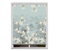 Waterproof Floral Roller Blinds - Elegant Light Control Shades for Home, Bathroom & Kitchen - Custom Widths Available for Enhanced Privacy & Style