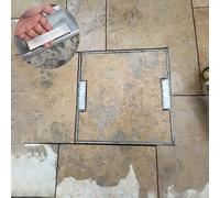 Waterproof Flush Square Access Cover Heavy-Duty Invisible Septic Tank Lid & Drainage Cover for Outdoor Use & Easy to Open Ideal for USA
