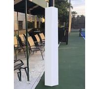 Waterproof Foam Basketball Pole Protector 5.5"x5.5" Cushion for 6ft Posts Safety Guard - Ideal for Courts & Football White Essential Sports Equipment