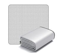 Waterproof Foil Camping Mat 2m×2m, Aluminum Film Sleeping Mat, Foam Aluminium Insulating Mat for Traveling & Outdoor Activities, Double-Sided Foil Tent Pad