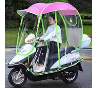 Waterproof Folding Scooter Canopy - Universal Mobility Sunshade & Rain Cover Motorcycle Umbrella for Rollers Compact Design for Easy Storage