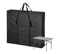 Waterproof Folding Table Storage Bag - 600D Oxford Cloth, Portable Picnic Handbag with Shoulder Strap for Camping & Card Tables (76x92x23cm, 110x110x21cm)