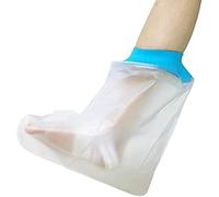 Waterproof Foot Cast Cover for Shower, Non-Slip Waterproof Ankle Cast Protector for Toe, Foot Bandage Dressing Protector Watertight Shower Boot Bag for Wound