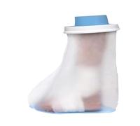 Waterproof Foot Cover for Shower Adult, Foot Cast Covers with Non-Slip Padding Bottom, Watertight Foot Cast Protector