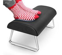 Waterproof Footrest, Upgraded High Elasticity Foot Rest Under Desk Footrest, Ergonomic Foot Rest for Under Desk at Work, Highly Supportive, No Deformation, Black