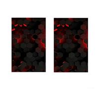 Waterproof For Honeycomb Style Car Door Post Decals 2 Pieces B Pillar Stickers Suitable for Various Vehicle Models and Surfaces (A)