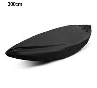 Waterproof For Kayak Cover Designed with Adjustable Roll and Clip Closure for Reliable Protection from Water, Dust, and Sun Damage While Stored or Transported (300cmblack)