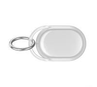 Waterproof for TPU Case For Xiaomi for Smart Tag Shockproof Protective Cover Carabiner Hook Transparent Secure Attachment For Backpack Keychain Pet Collar(Transparent)