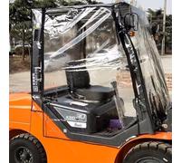 Waterproof Forklift Cab Enclosure Cover, Universal Clear Full Cab Cover for 6000-8000 lbs Capacity, Heavy Duty Protection