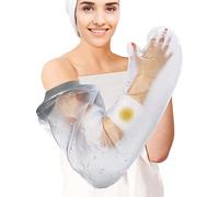 Waterproof Full Arm Cast Covers for Shower Adult, Watertight Seal Cast Covers for Shower Arm Post Surgery, Reusable Long Arm Cast Protector Shower Sleeve for Wounded Elbow Wrist Hand Finger Forearm**G