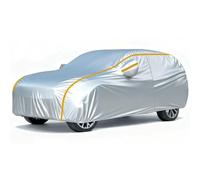 Waterproof Full Car Cover For Mercedes ML Class W164 2005-2011 | 4780 x 1911 x 1815 mm | All Weather Breathable, Dust-proof, Windproof With Storage Bag & Zipper, All-Season Car Cover(Silver)