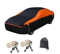 Waterproof Full Car Covers, 6 Layers Universal Outdoor Car Cover with Cotton Lined and Zipper, Rain Snow UV Dust All Weather Protection Breathable Full Cover (Fit SUV-Length (470-492cm)