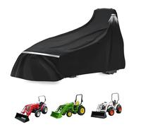 Waterproof Full Tractors Cover Replace for John Deere 1,2,3 Series 1025R 2320 2720 3520, Kubota and Mahindra Without Backhoe, 600D Oxford Cloth Tractors Cover for Snow Rain Dust Protection