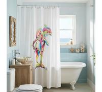 Waterproof Fun Patterned Shower Curtain - Hannah McWave by Steven Brown Art