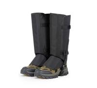 Waterproof Gaiters for Outdoor Use, 500D Cowhide & 3-Layer Nylon Fabric, Adjustable Straps, Protection from Snow Mud Debris Rocks Rain Wind, Compatible with Hiking Hunting Mountain Climbing