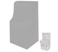 Waterproof Gaming Console Cover 210D Oxford Dust Guard(Gray) | 210D oxford fabric, weather resistant, rain and UV protection, 56x79x168cm size, black gray for beige coffee