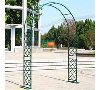 Waterproof Garden Arch, Metal Pergola Support, Rustproof Rose Arbor for Climbing Plants, Widths 140-370 cm, Green, W140xH270cm, Perfect for Outdoor Decor and Gardening.
