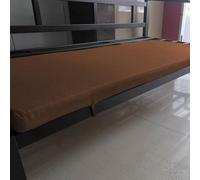 Waterproof Garden Bench Cush 5cm Thick 2/3 Seater Indoor/Outdoor Perfect for Patio & Swing 120x30cm Brown Comfortable & Outdoor Seating