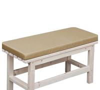 Waterproof Garden Bench Cush Pad for 2/3 Seater, Thick Long Outdoor Mat for Patio, Swing, Home Use (150x35cm, Khaki) - Comfort & Durabili