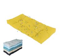 Waterproof Garden Bench Cushion 120x40/80x40 Outdoor/Indoor Seat Cushions for 2/3 Seater Benches 8cm Thick Perfect for Patio Swing Chairs Color 11 (140x50x8cm)