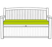 Waterproof Garden Bench Cushion 128x50x5cm Extra Thick Outdoor Seat Pads Only fit for Keter, Eden, Storage Benches & Swing Patio Cushion Durable & Easy to Clean Removable Cover (Lime Green)