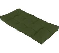 Waterproof Garden Bench Cushion 2/4Seater8cm Thick NonSlip Replacement Pad for Outdoor & Indoor Benches Patio Dining Seats & Swing Chairs (Dark Green 200x40cm)