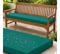 Waterproof Garden Bench Cushion, 5cm Foam with Non-Slip Base, 2/3/4 Seater