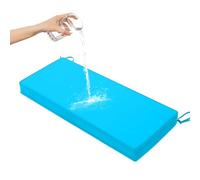 Waterproof Garden Bench Cushion for 2/3 Seats Anti-Slip Outdoor/Indoor Sofa Pad Sky Blue 190x50x8cm Perfect for Bay Recliners and Patio Furniture