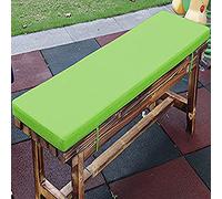 Waterproof Garden Bench Cushion for 2 4 Seater Non Slip Ties 160 180 cm Outdoor Seat Pad (Green 180 x 35 x 5 cm) Perfect for Patio Furniture Comfort