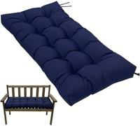 Waterproof Garden Bench Cushion Replacement Pad,with Non-Slip Straps, Extra Thick for Bench & Swing Chair