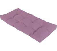 Waterproof Garden Bench Cushion8cm Thick Replacement Pad for 2/4Seater Outdoor/Indoor Benches Patio Swing Chairs Dining Seats (Violet 160x60cm) NonSlip Straps