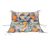 Waterproof Garden Bench Cushions with Backrest 8cm Thick Replacement Cushions for 2 or 3 Seater Patio Swing Leaf Design Perfect for Outdoor Use 210x100cm