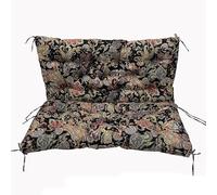 Waterproof Garden Bench Cushions with Backrest 8cm Thick Replacement Seat Pads for 2 or 3 Seater Outdoor Swing Leaf Design 4150 x 100CM
