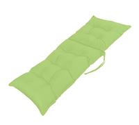 Waterproof Garden Chair Cushions with Backrest - High-Back Seat Pads for Garden & Folding Chairs, Adjustable Ties, Grass Green Color, Comfortable and