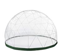 Waterproof Garden Dome Cover 3.6m - Transparent TPU Bubble Tent for Patio & Dining (Cover Only, Frame Not Included)